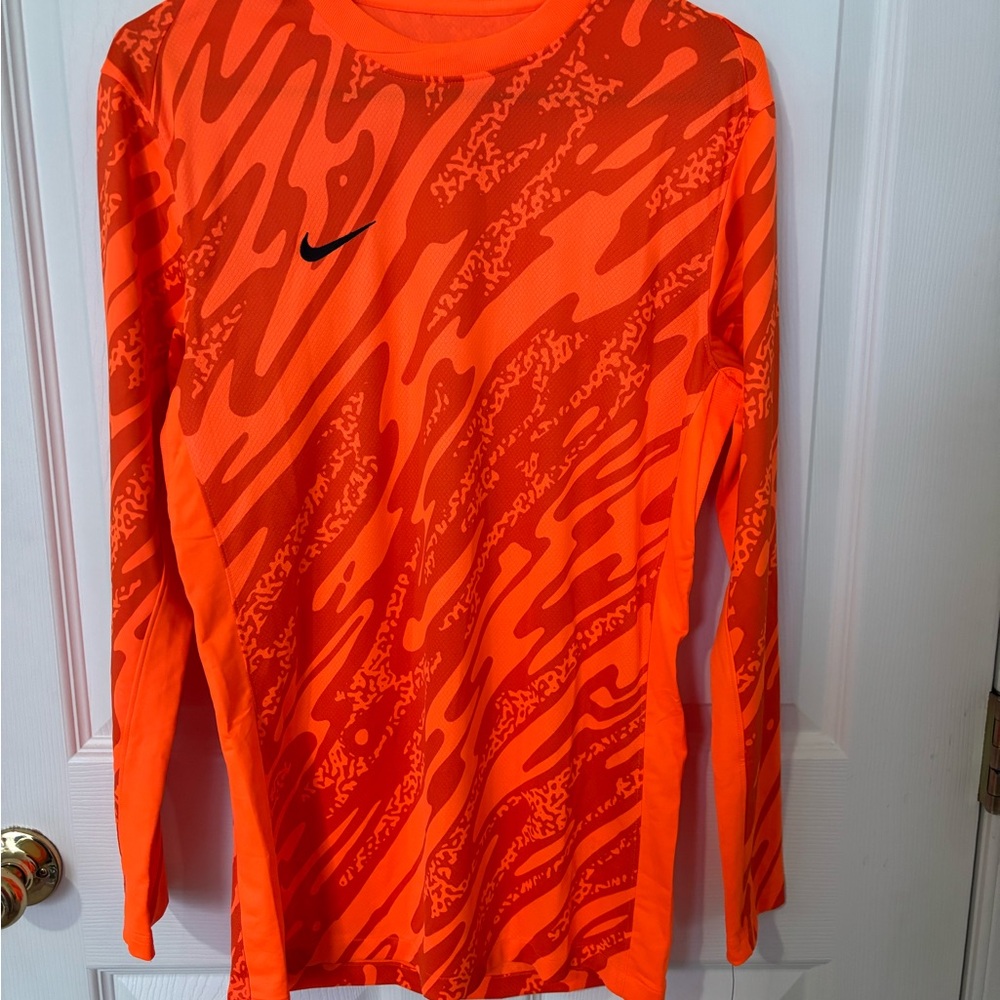 Nike Dri-fit Orange Long Sleeve Shirt